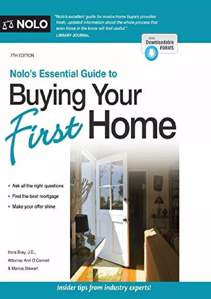 nolo s essential guide to buying your first home