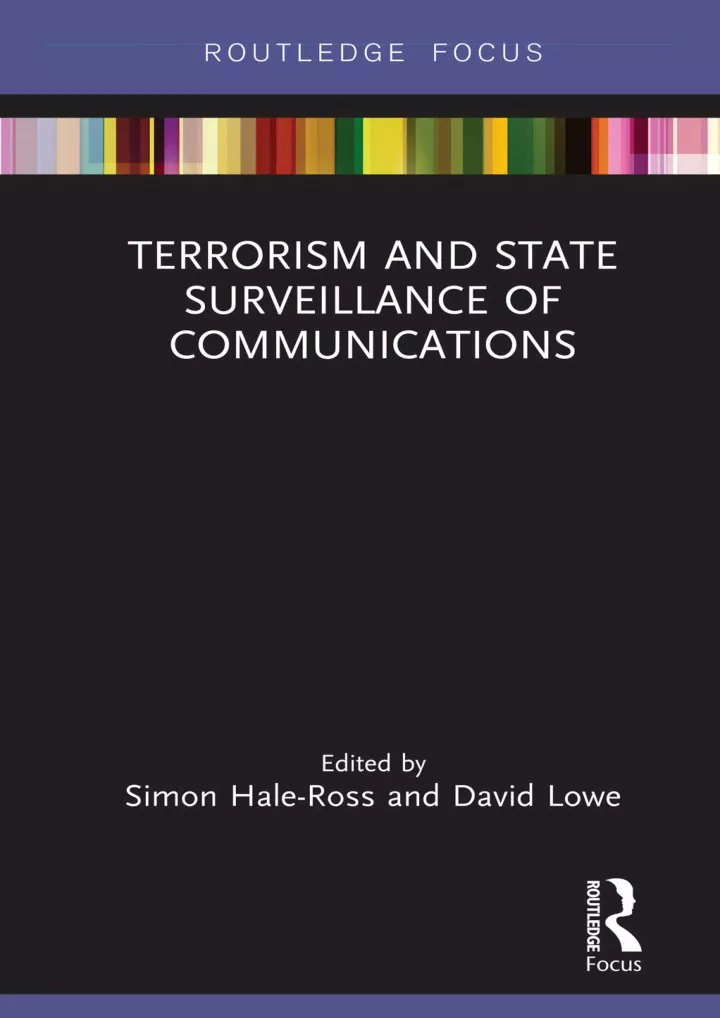 terrorism and state surveillance