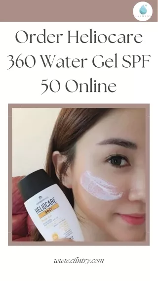 Order Heliocare 360 Water Gel SPF 50 Online