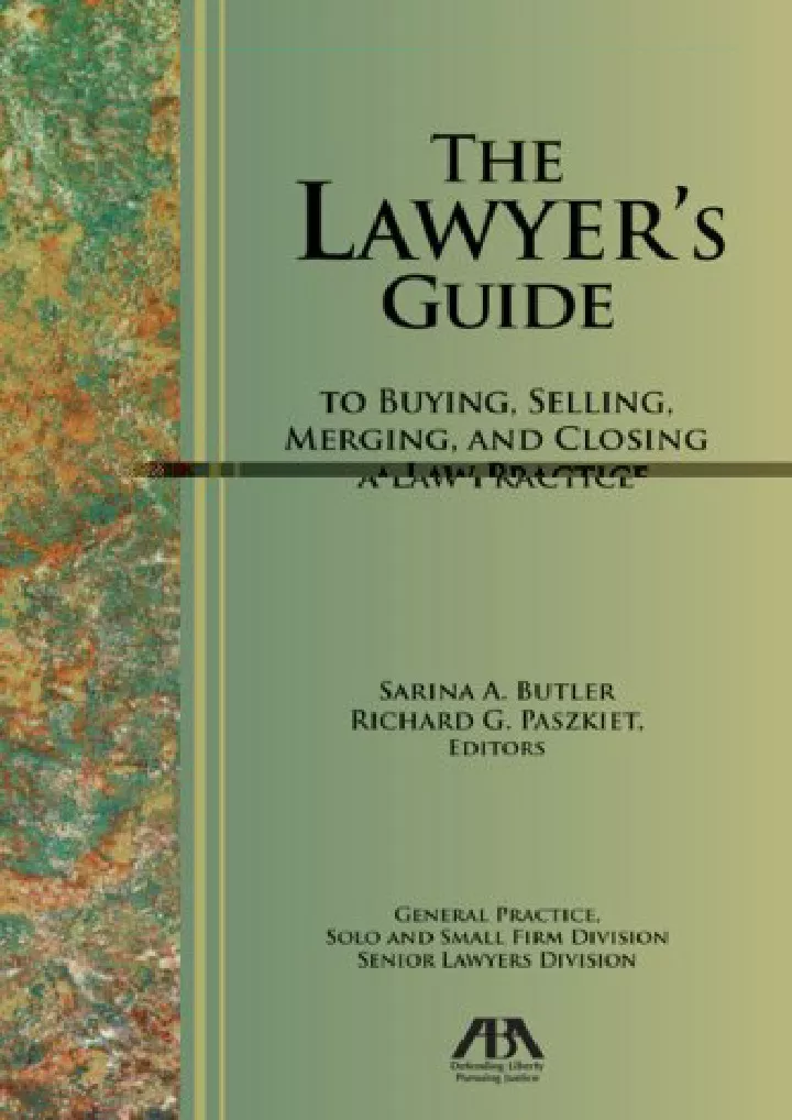 the lawyer s guide to buying selling merging