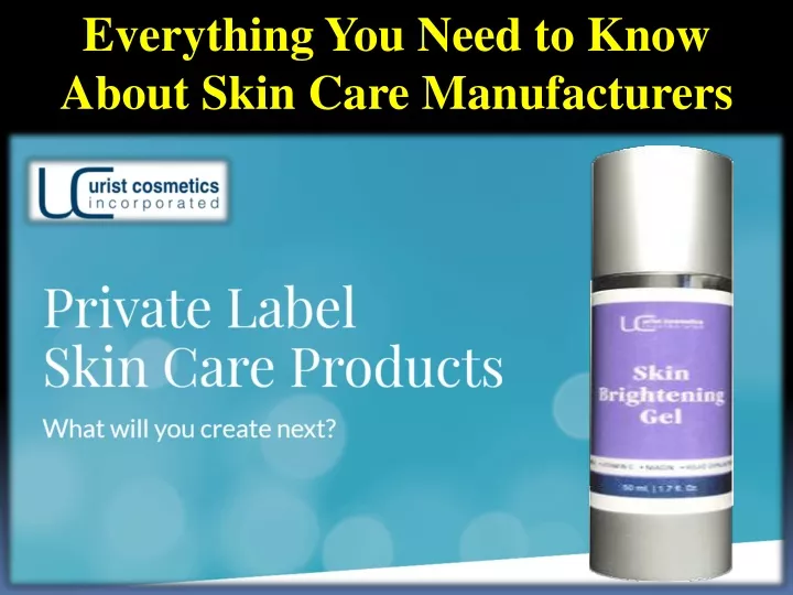 everything you need to know about skin care
