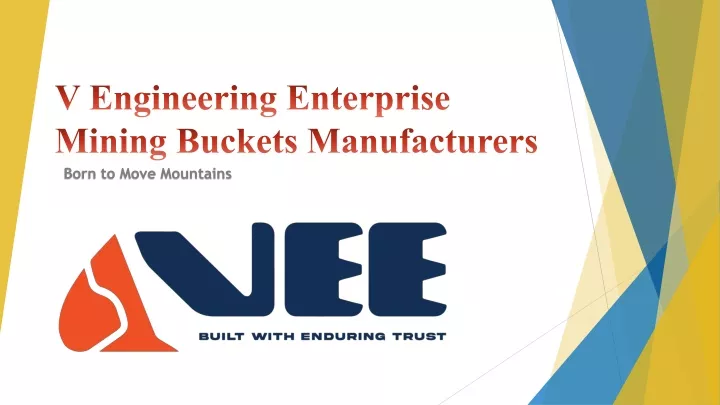 v engineering enterprise mining buckets manufacturers