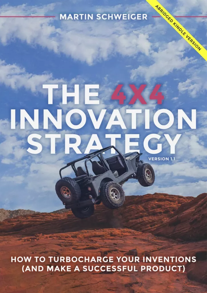 the 4x4 innovation strategy how to turbocharge