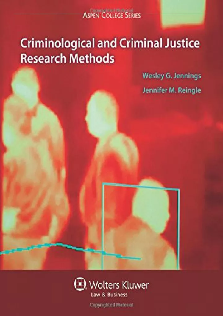 criminological and criminal justice research