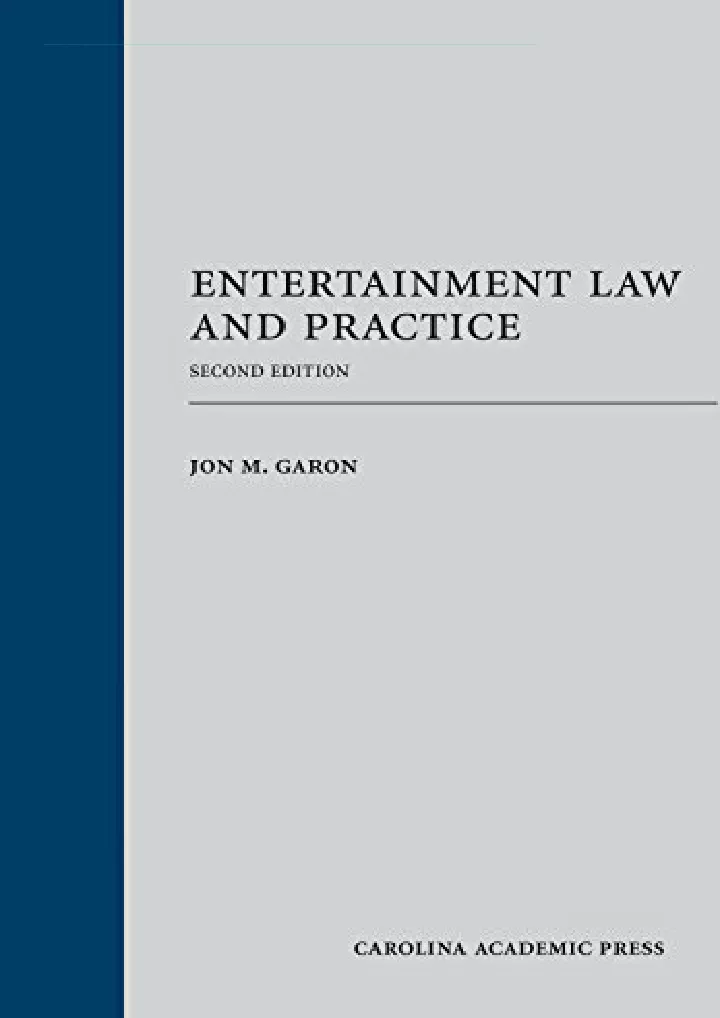 entertainment law and practice download pdf read
