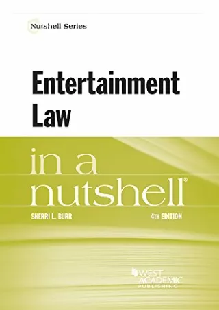 PDF_ Entertainment Law in a Nutshell (Nutshells) android