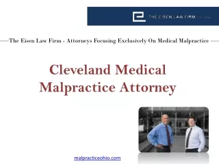 Medical Malpractice Attorneys Ohio