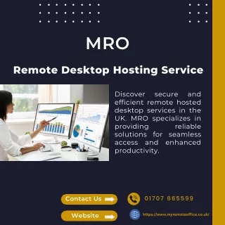 Remote Desktop Hosting Service In Uk