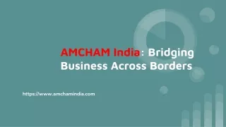 AMCHAM India_ Bridging Business Across Borders
