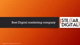 Best Digital marketing company