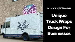 Unique Truck Wraps Design For Businesses