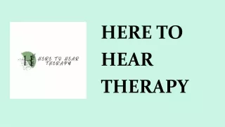 Hereto Hear Therapy: The Best Online Couples Therapy