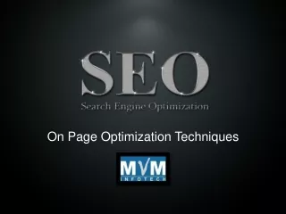 Best On-Page Optimization Techniques