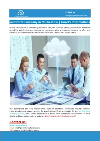 salesforce company in noida india gravity