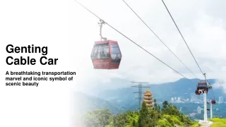 Genting cable car