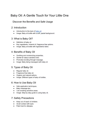 Baby Oil_ A Gentle Touch for Your Little One (1)