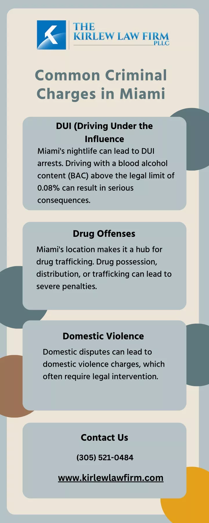 common criminal charges in miami