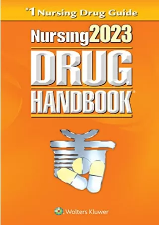 $PDF$/READ/DOWNLOAD Nursing2023 Drug Handbook (Nursing Drug Handbook)