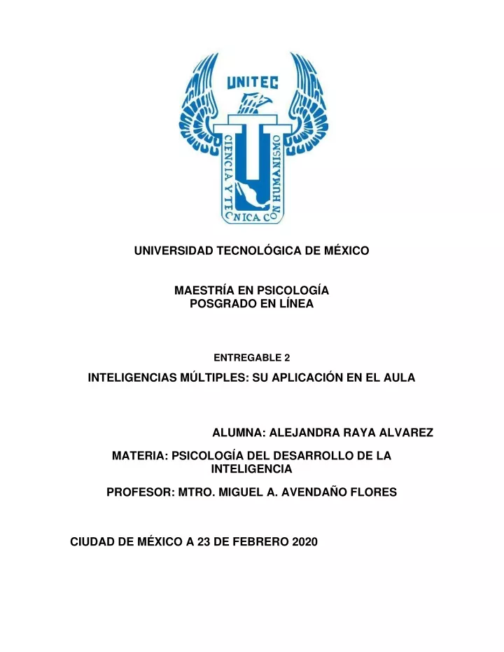 universidad tecnol gica de m xico maestr