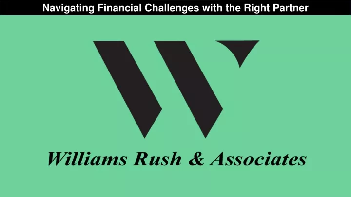 navigating financial challenges with the right