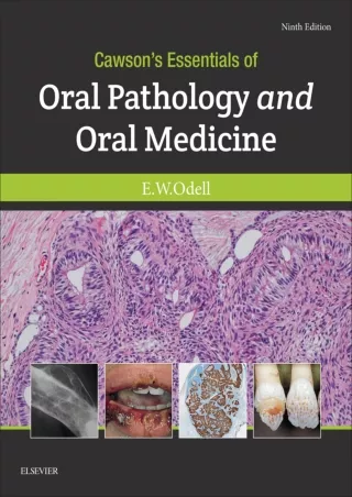 get [PDF] Download Cawson's Essentials of Oral Pathology and Oral Medicine E-Book