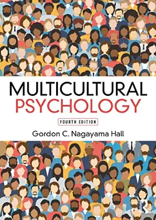 Download Book [PDF] Multicultural Psychology
