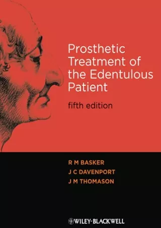 PDF/READ Prosthetic Treatment of the Edentulous Patient