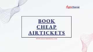 Your Guide to Cheap Airtickets Booking