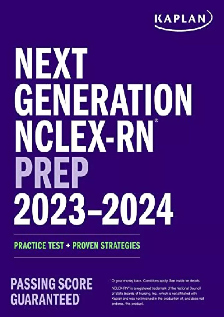 PPT PDF/READ Next Generation NCLEXRN Prep 20252025 Practice Test