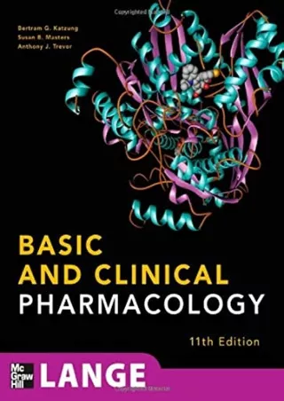 PDF/READ Basic and Clinical Pharmacology, 11th Edition (LANGE Basic Science)