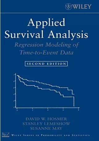 PDF_ Applied Survival Analysis: Regression Modeling of Time-to-Event Data