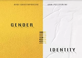 PDF GENDER WITHOUT IDENTITY Kindle