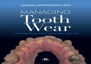 PDF Managing Tooth Wear: A comprehensive guide for general practice Ipad
