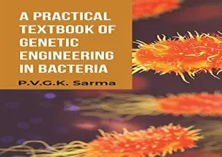 PDF A Practical Textbook of Genetic Engineering in Bacteria Free