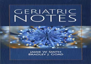 Download Geriatric Notes Full