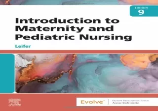 (PDF) Introduction to Maternity and Pediatric Nursing Free
