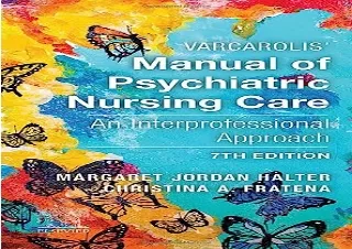 [PDF] Varcarolis' Manual of Psychiatric Nursing Care Kindle