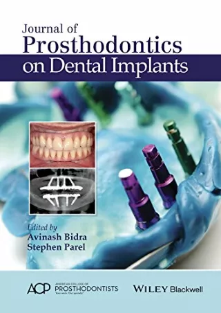 [PDF] DOWNLOAD Journal of Prosthodontics on Dental Implants