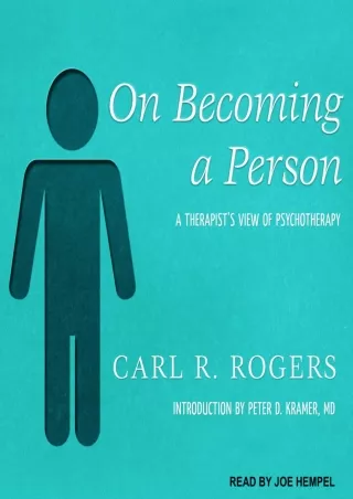 get [PDF] Download On Becoming a Person: A Therapist's View of Psychotherapy