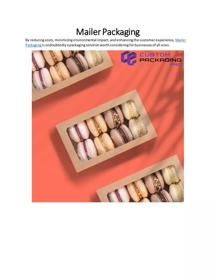 mailer packaging mailer packaging