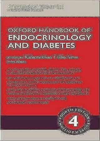READ [PDF] Oxford Handbook of Endocrinology and Diabetes (Oxford Medical Handbooks)