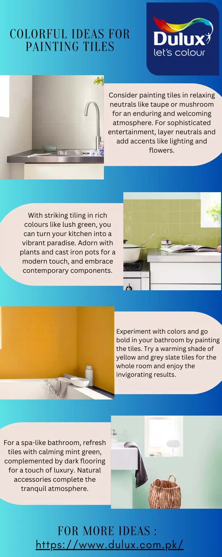colorful ideas for painting tiles