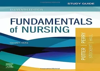 PDF Study Guide for Fundamentals of Nursing Free