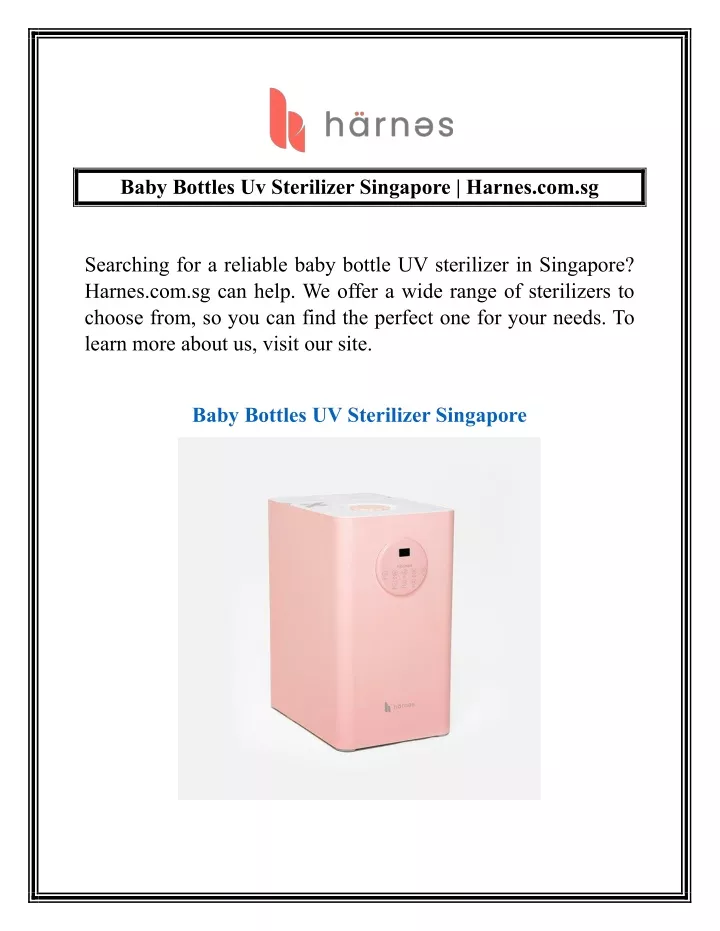 baby bottles uv sterilizer singapore harnes com sg
