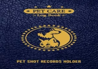 Download Pet Passport Logbook, Pet Shot Records Holder: Pet Health Records and D