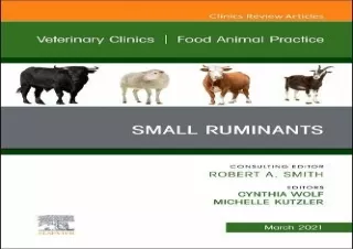 [PDF] Small Ruminants, An Issue of Veterinary Clinics of North America: Food Ani