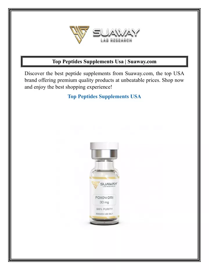 top peptides supplements usa suaway com