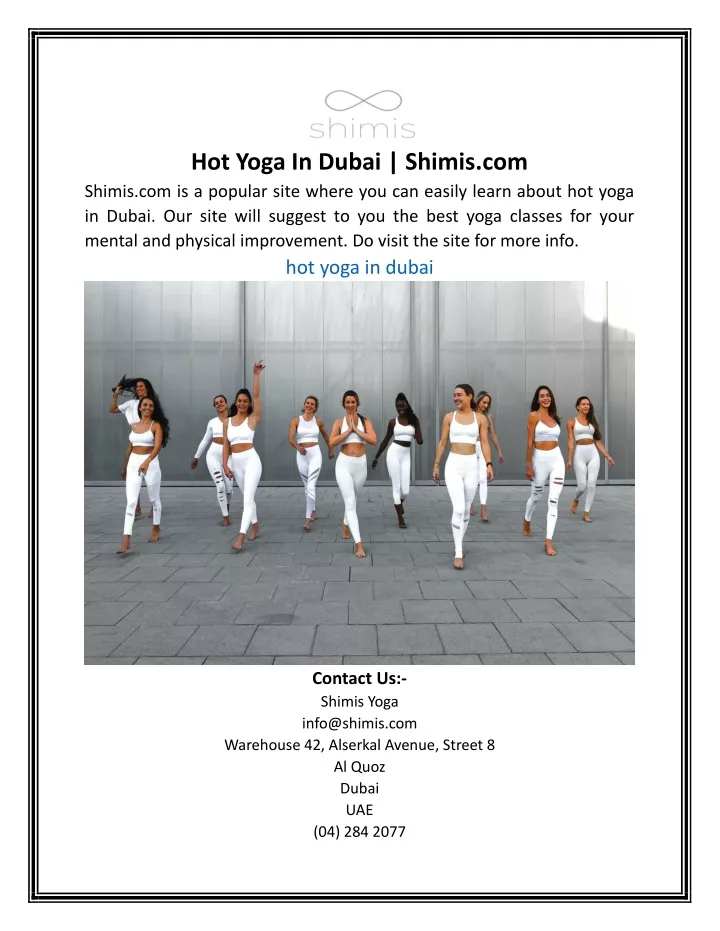 hot yoga in dubai shimis com shimis