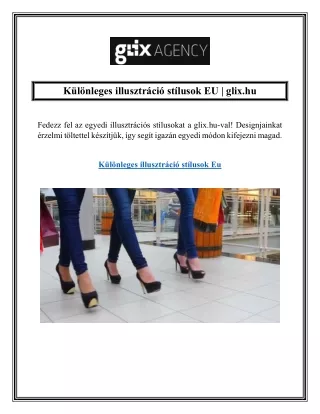 Különleges illusztráció stílusok EU  glix.hu