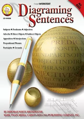 [PDF] DOWNLOAD Mark Twain Diagraming Sentences Writing Workbook, Parts of Speech,